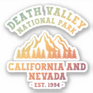 Sticker Death Valley National Park USA Gradient