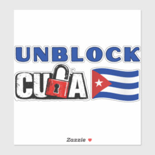Sticker Débloquer Cuba