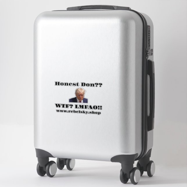 Sticker Décal anti-Trump (Sur valise)