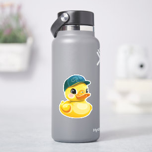 Sticker Décal de canard blanc mignon