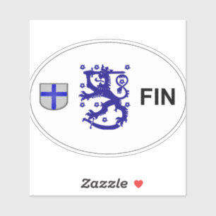 Sticker Décal Euro Finlande