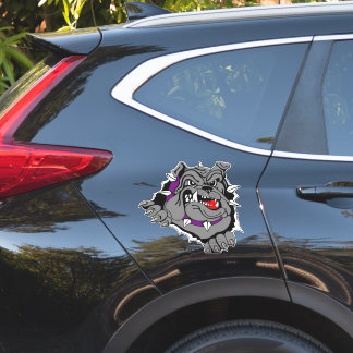 Sticker Décalage de voiture pitbulle bleu, décoration de v