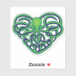 Sticker Décale de conception de tatouage tribal octopus ve