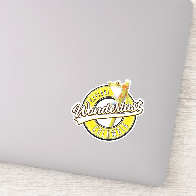 Sticker découvrez la Colombie à merveille (Détail)