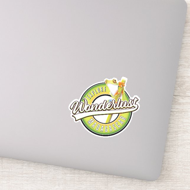 Sticker Découvrez Madagascar merveilleuse (Détail)