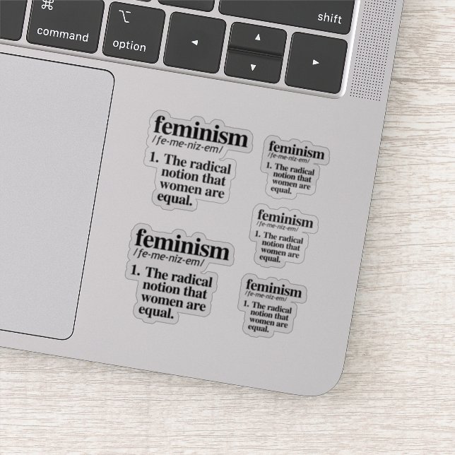 Sticker Définition du féminisme (Détail)