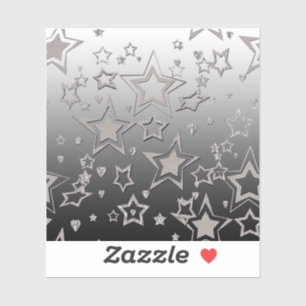 Sticker Dégradé de Noël parties scintillant brillant confe