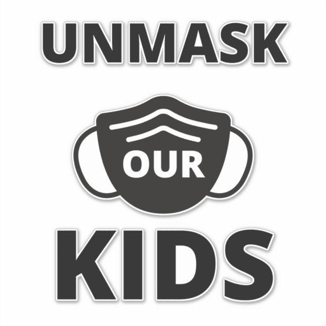 Sticker Démasquer nos enfants (Devant)