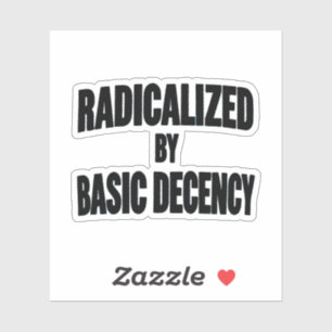 Sticker Démocratie Sociale Radicalisée Par Une Décence Fon