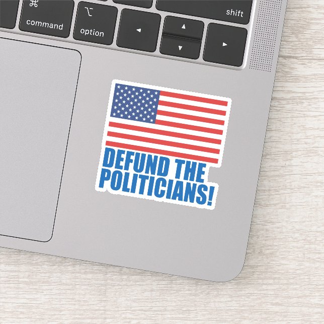Sticker Démunir Les Politiciens (Détail)
