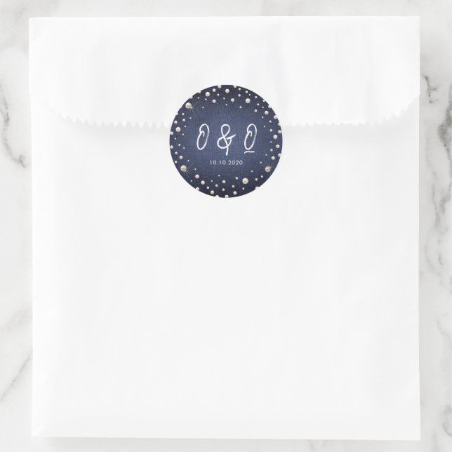 Sticker Denim et Pearls (Sac)
