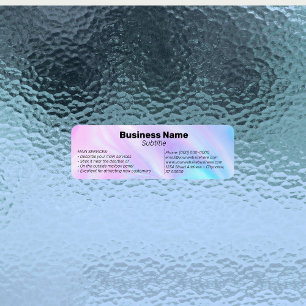 Sticker d'entreprise holographique - Catcher clien