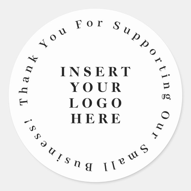 Sticker d'entreprise Merci (Devant)
