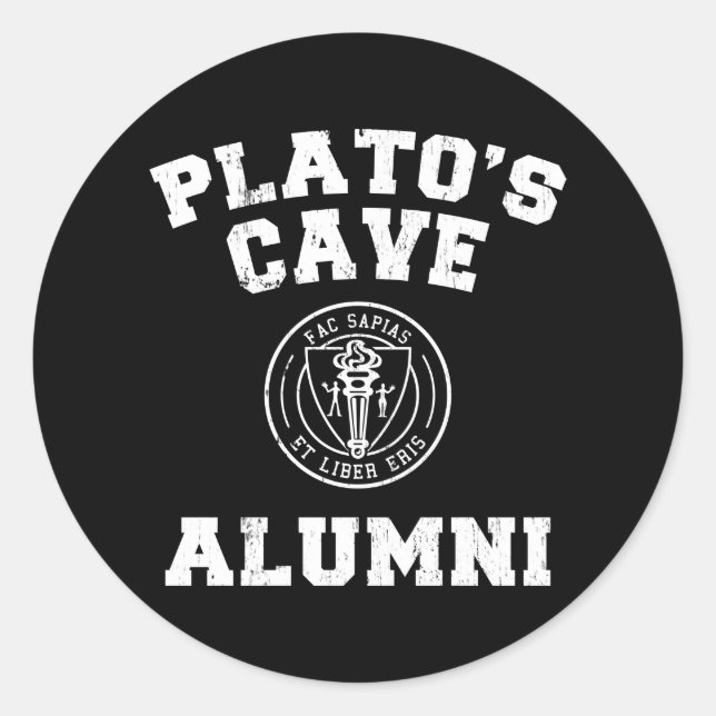 Sticker des anciens de la grotte de Platon (Devant)