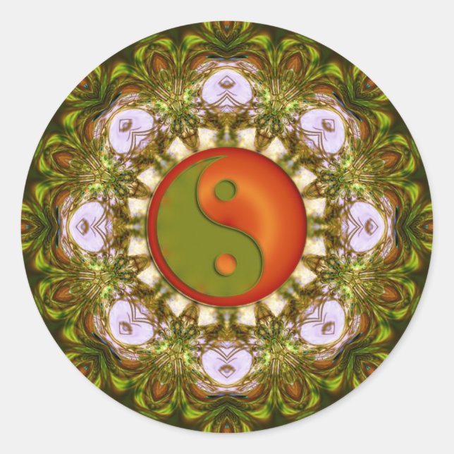 Sticker des étendues de YinYang Mandala (Devant)