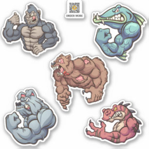 Sticker Des gars durs