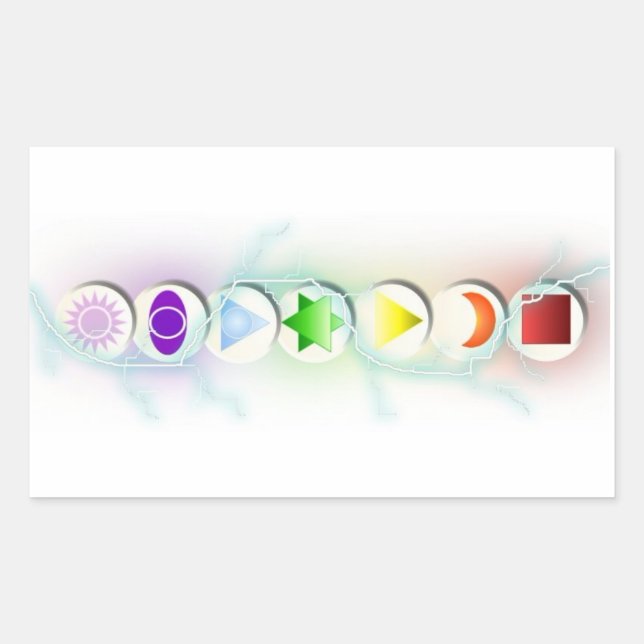 Sticker des symboles Chakra (Devant)