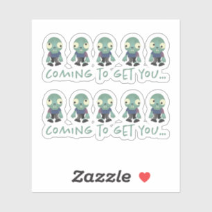 Sticker Des zombies...Venant vous chercher !