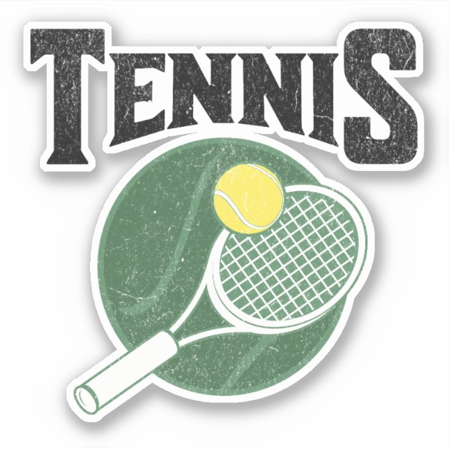 Sticker Design de tennis (Devant)