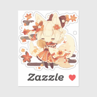 Sticker Design japonais inspiré par Yokai