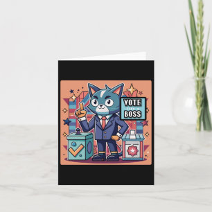 Sticker Design Trending Abstimmung wie ein Boss St Karte