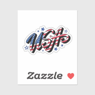 Sticker design usa