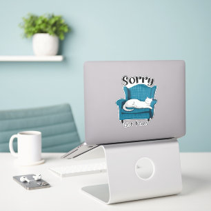 Sticker Désolé, j'ai des plans, cadeau pour amateur de cha