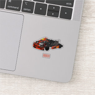 Sticker dessin animé de Kart racing