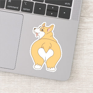 Sticker Dessin en forme de coeur amusant