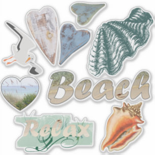 Sticker Détendez-Vous Au Beach Collection