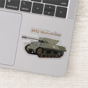 Sticker Détruiseur de réservoir M10 Wolverine American 2