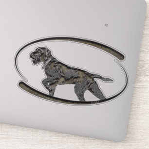 Sticker Deutsch Drahthaar, Meilleur chien d'arme