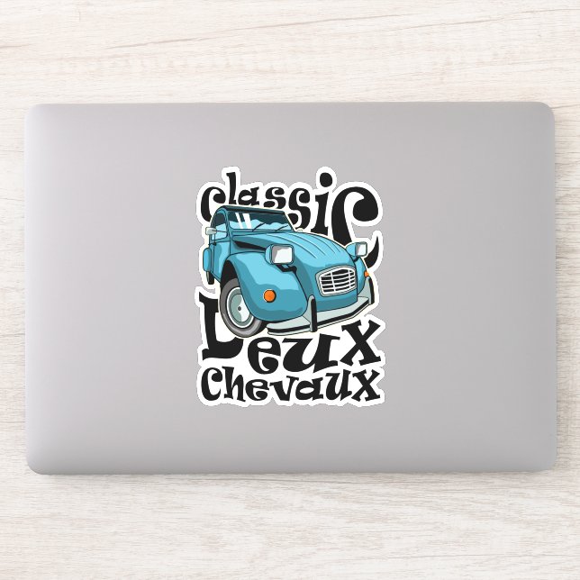 Sticker Deux Chevaux (Ordinateur)