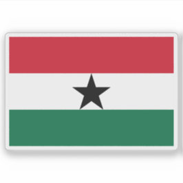 Sticker Deuxième drapeau du Ghana (1964-1966)
