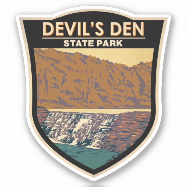 Sticker Devils Den State Park Arkansas (Devant)