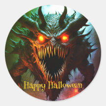 Sticker d'Halloween géant Monster