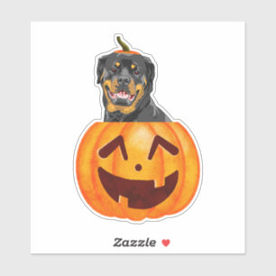 Sticker d'Halloween Rottweiler