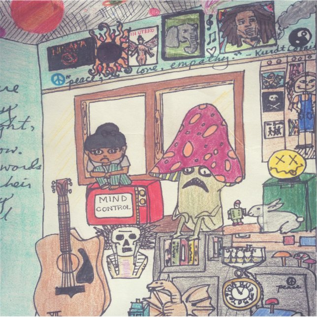 Sticker Diaspora Trippy Mind Control (Devant)