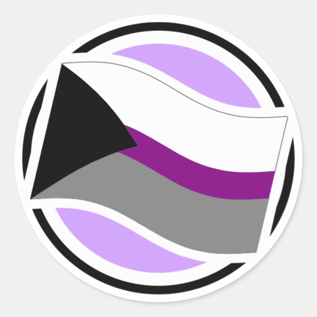 Sticker d'icône de définition de pop-up déisexuel (Devant)