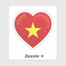 Sticker d'icône de drapeau du Vietnam