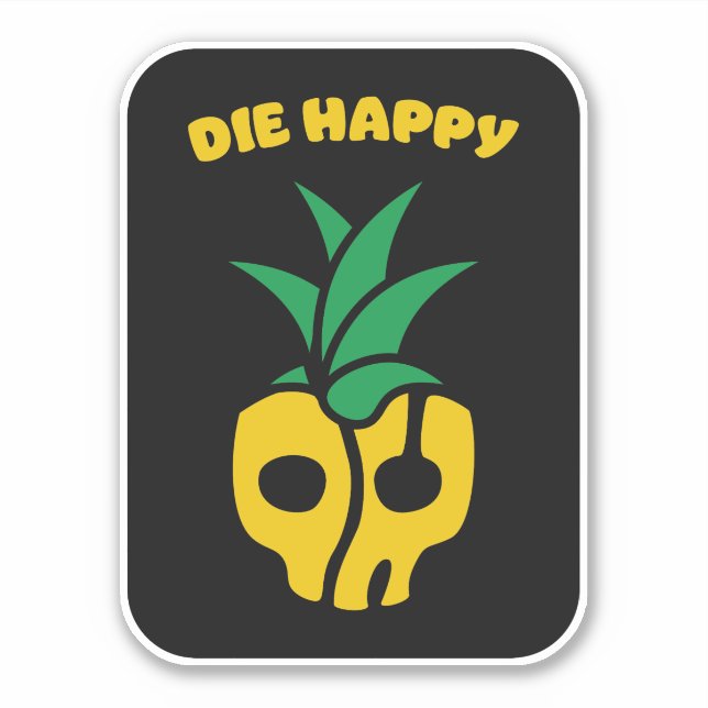 Sticker Die Happy (Devant)