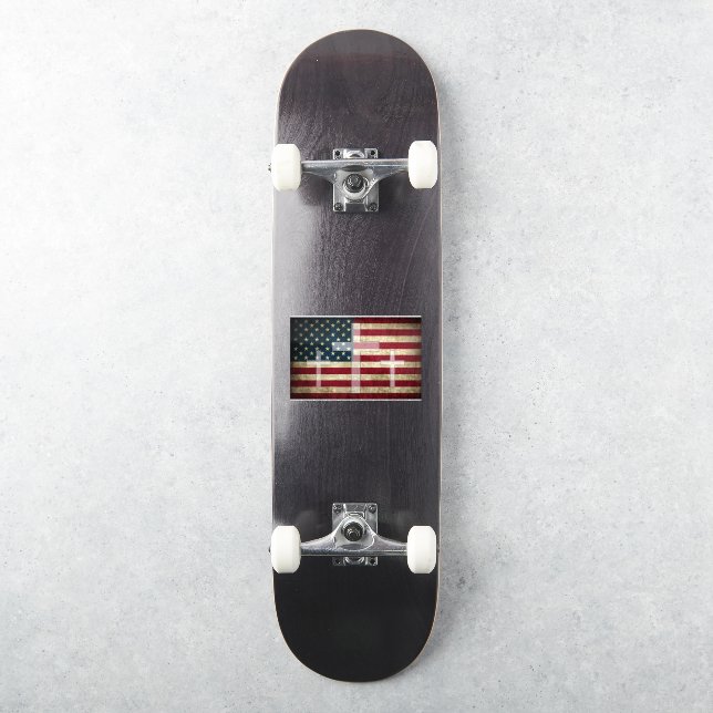 Sticker Dieu et le pays (Skateboard)