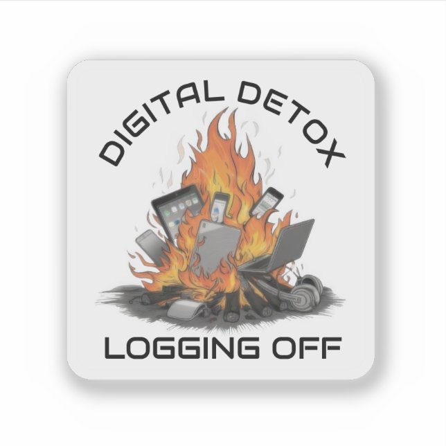 Sticker Digital Detox (Devant)