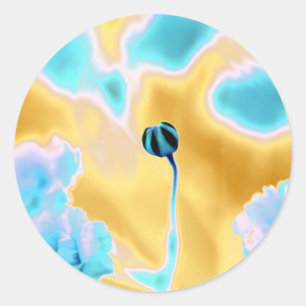 Sticker d'impression de couleurs apaisantes