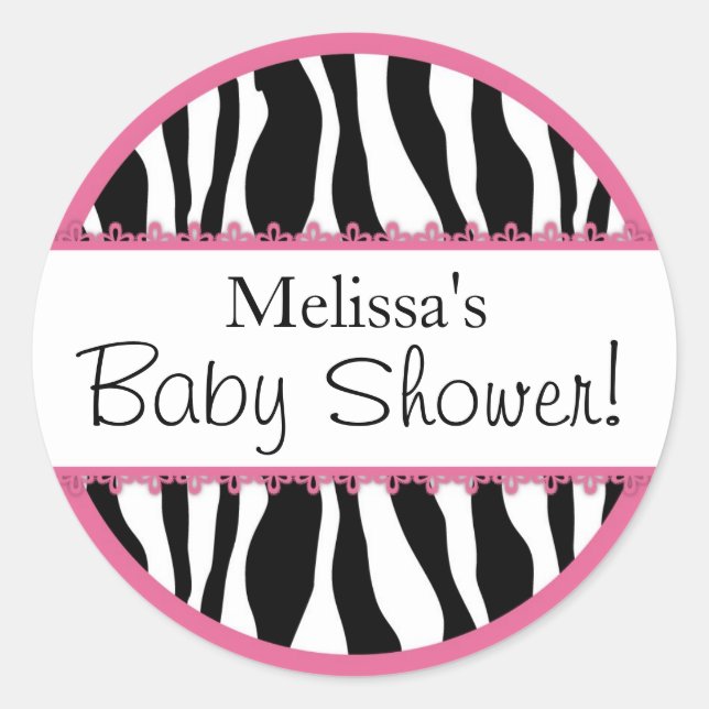 Sticker d'impression Zebra Chic R-PKBK (Devant)