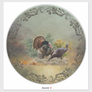 Sticker Dinde sauvage
