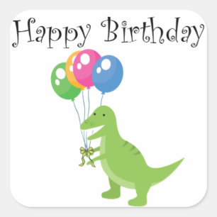 Sticker Dino Balloon