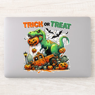 STICKER DINOSAUR PUNS, TRICK OU TRAITEMENT DINO