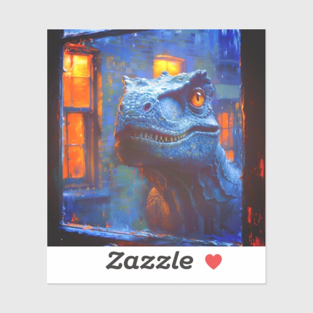 Sticker Dinosaure (Feuille)