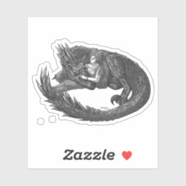 Sticker Dinosaure endormi